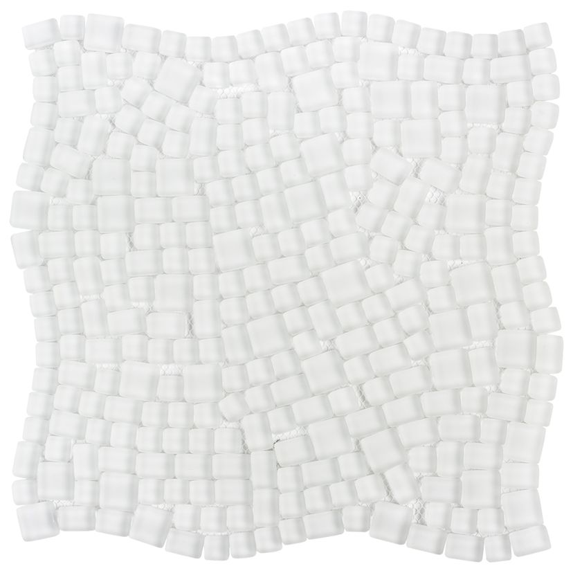 Jeffrey Court Reef Pebble 12" x 12" Glass Mosaic