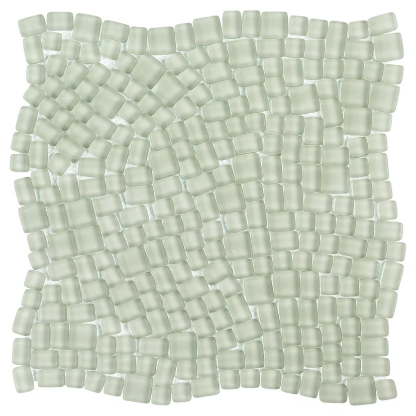 Jeffrey Court Reef Pebble 12" x 12" Glass Mosaic