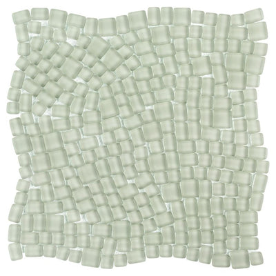 Jeffrey Court Reef Pebble 12" x 12" Glass Mosaic