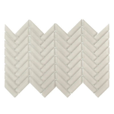 Jeffrey Court Reef Reed 9.5" x 15.38" Glass Mosaic