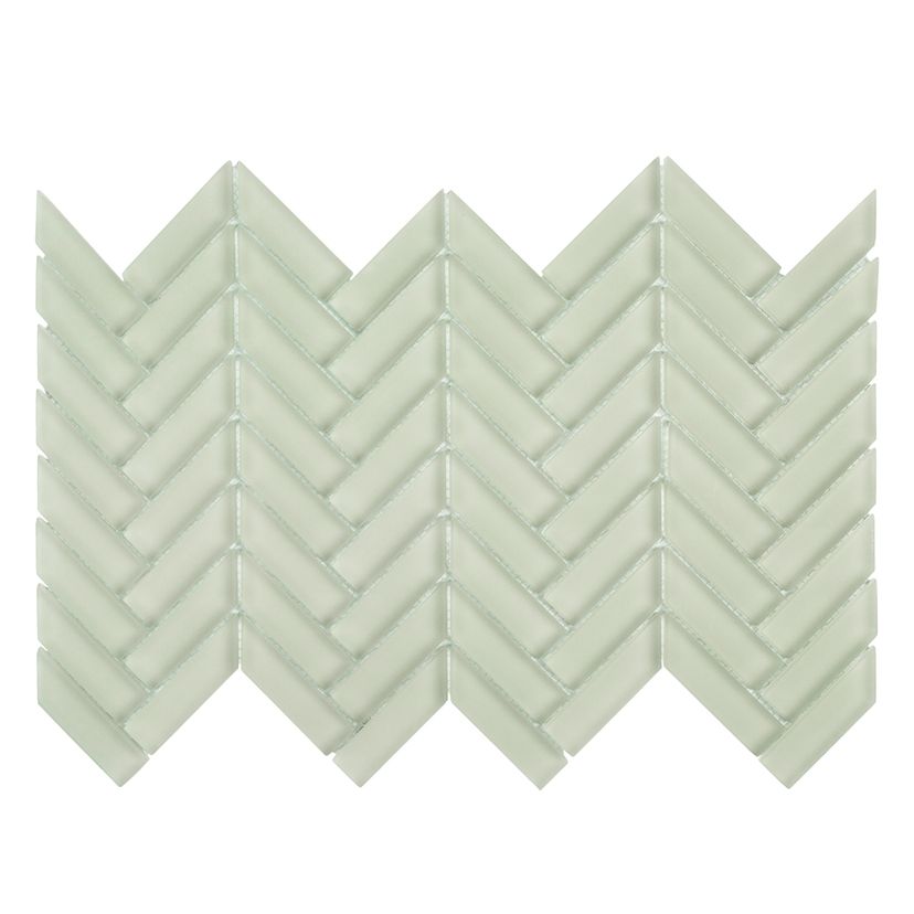 Jeffrey Court Reef Reed 9.5" x 15.38" Glass Mosaic