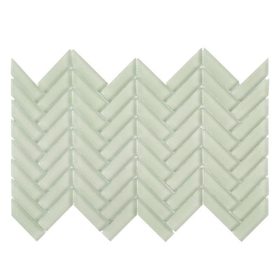 Jeffrey Court Reef Reed 9.5" x 15.38" Glass Mosaic