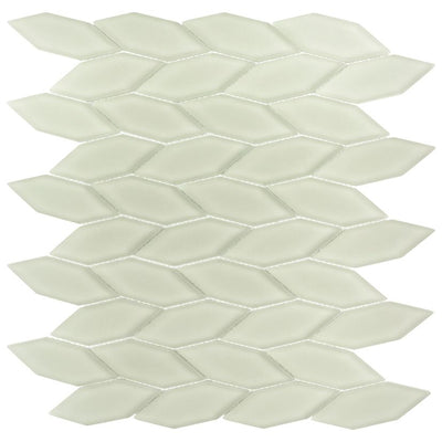 Jeffrey Court Reef Nori 10.88" x 12.5" Glass Mosaic