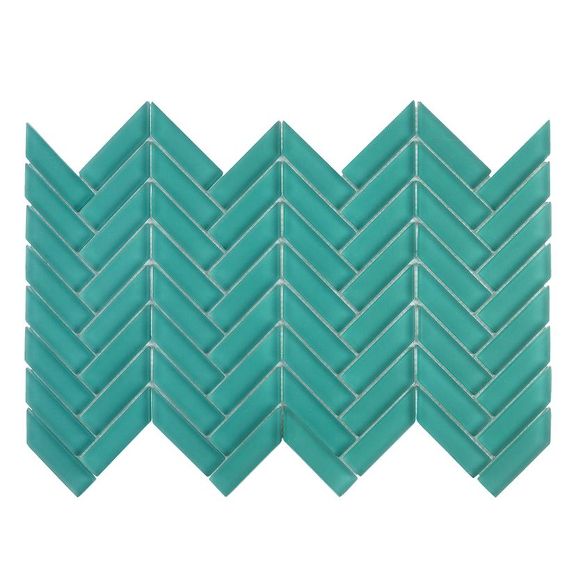 Jeffrey Court Reef Reed 9.5" x 15.38" Glass Mosaic