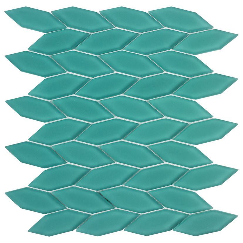 Jeffrey Court Reef Nori 10.88" x 12.5" Glass Mosaic