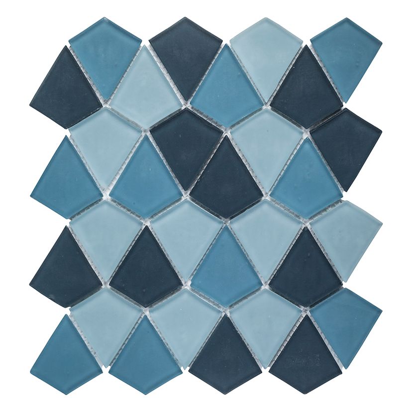 Jeffrey Court Reef Strand 10.5" x 11.75" Glass Mosaic