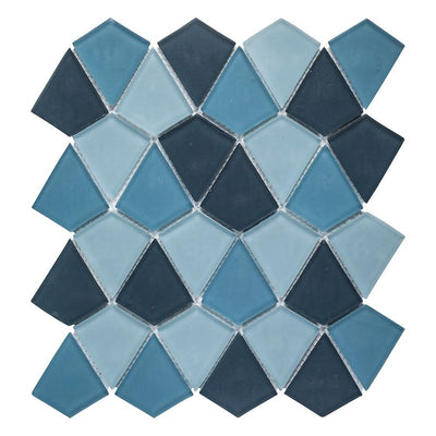 Jeffrey Court Reef Strand 10.5" x 11.75" Glass Mosaic