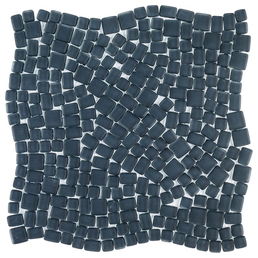 Jeffrey Court Reef Pebble 12" x 12" Glass Mosaic
