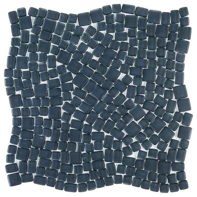 Jeffrey Court Reef Pebble 12" x 12" Glass Mosaic