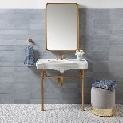 Jeffrey Court Cubist Avant 12.88" x 12.88" Marble Mosaic