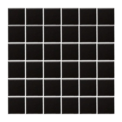 Jeffrey Court Essentials 2" Square 11.88" x 11.88" Porcelain Mosaic