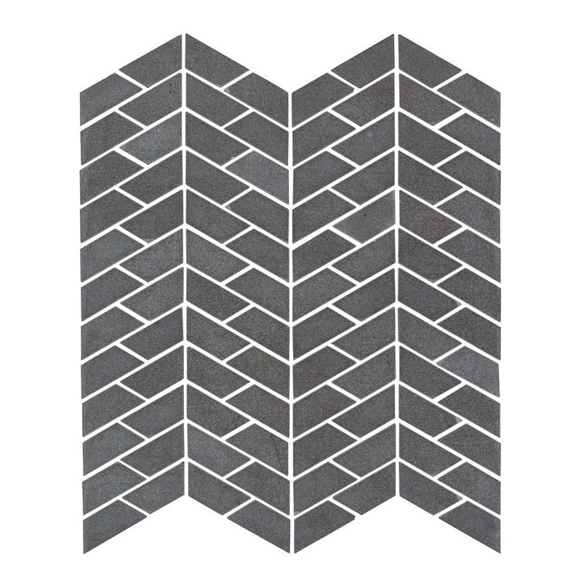 Jeffrey Court Essentials Rocket 10.75" x 11.88" Basalt Mosaic