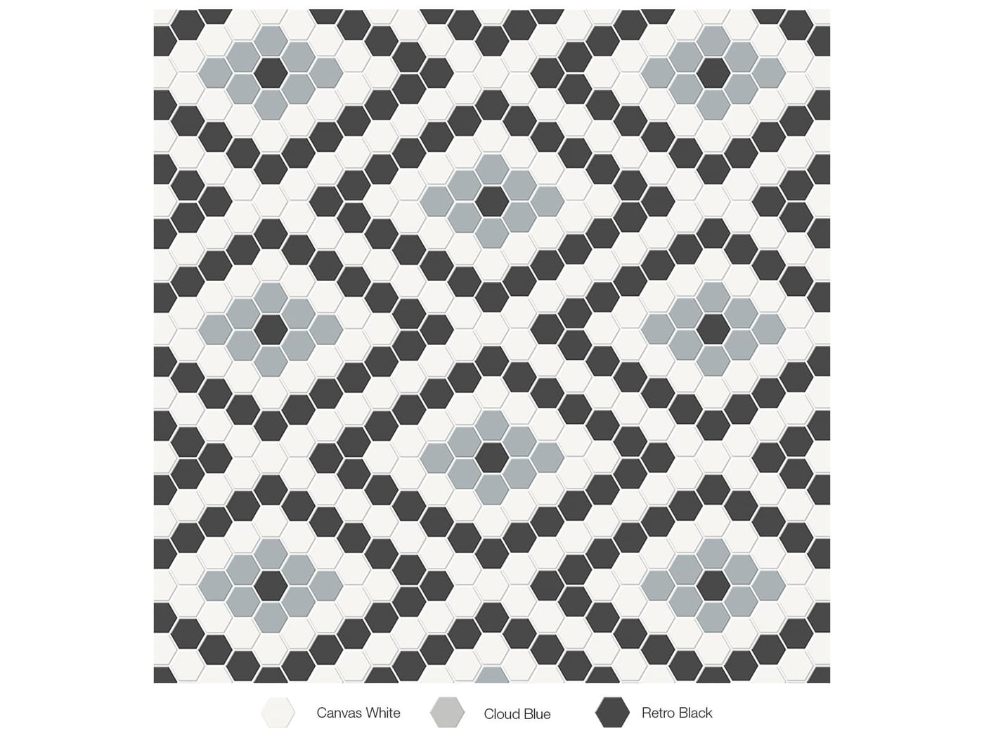 Anatolia Soho Diamond Pattern Blend 7.68" x 13.31" Porcelain Mosaic