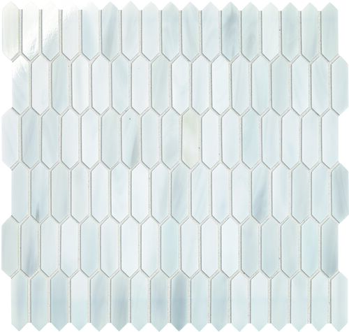 Marazzi Coastal Effects 1 x 4 Picket 12" x 12" Glass Mosaic (Clearance)