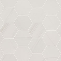 MS International Eden Hexagon 3 x 3 12" x 12" Porcelain Mosaic