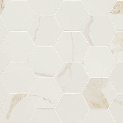 MS International Eden Hexagon 3 x 3 12" x 12" Porcelain Mosaic