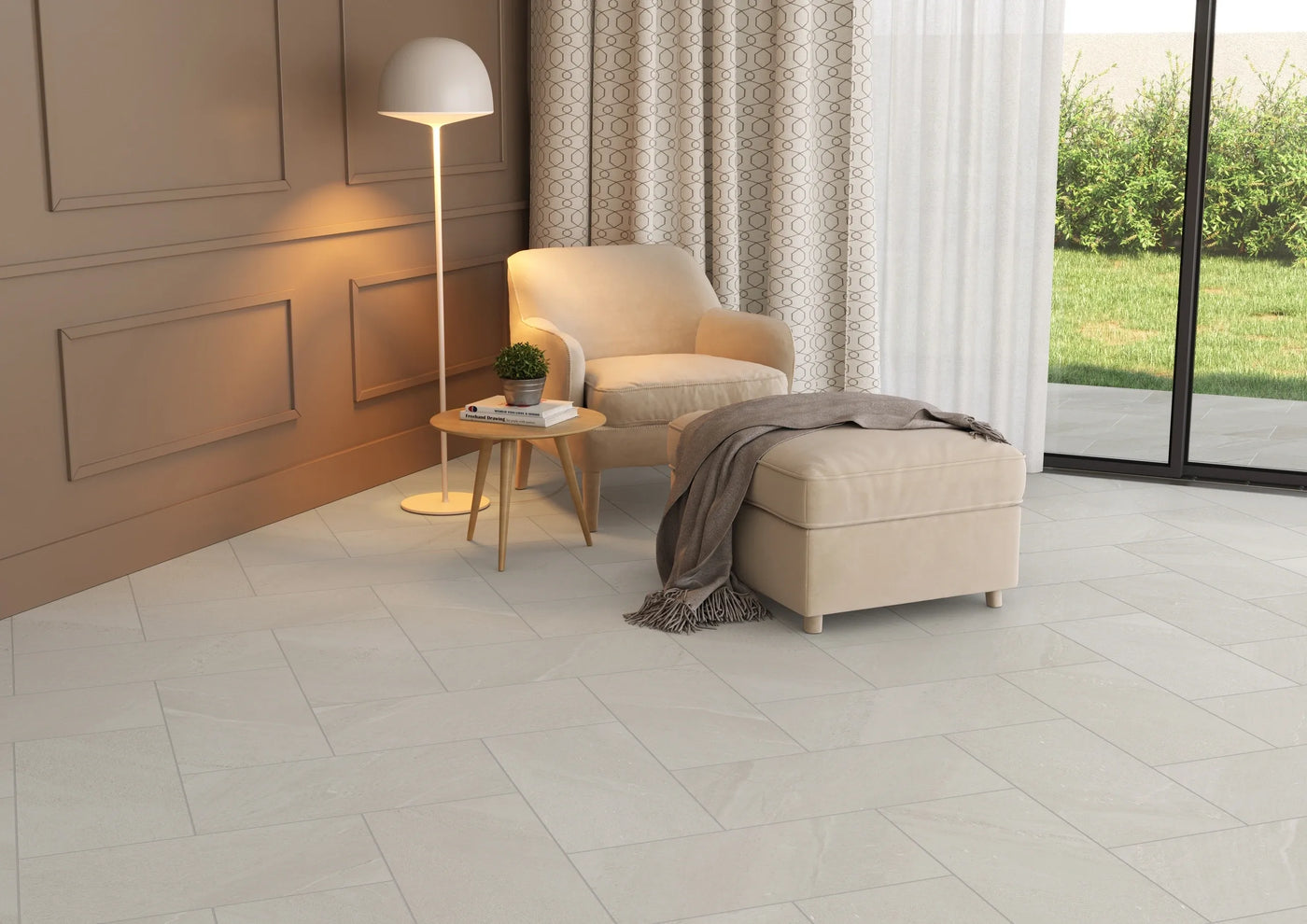 Eliane Moonstone 12" x 24" Porcelain Tile