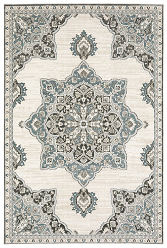 Oriental Weavers Ellington ELL01 Ivory, Blue