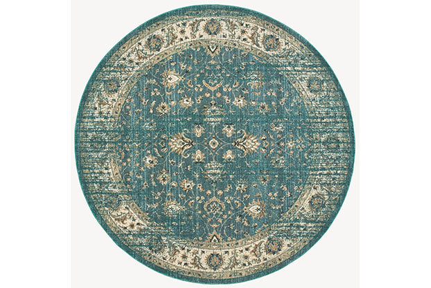 Oriental Weavers Empire 114L4 Blue, Ivory