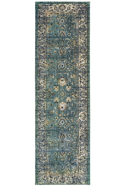 Oriental Weavers Empire 114L4 Blue, Ivory