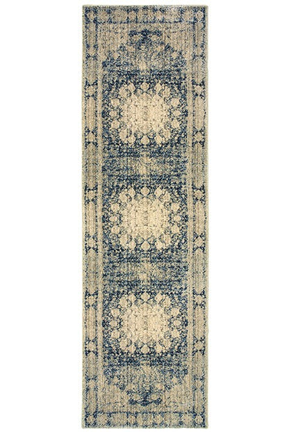 Oriental Weavers Empire 4445S Ivory, Blue