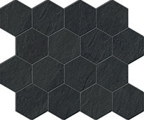 Landmark Ceramics Essence 3 x 3 Hexagon 12" x 12" Porcelain Mosaic