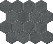 Landmark Ceramics Essence 3 x 3 Hexagon 12" x 12" Porcelain Mosaic