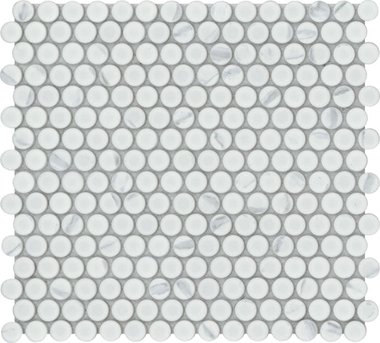 Emser Elegan Penny 11" x 12" Porcelain Mosaic