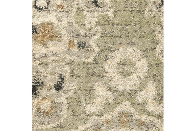 Oriental Weavers Florence 4334E Green, Ivory