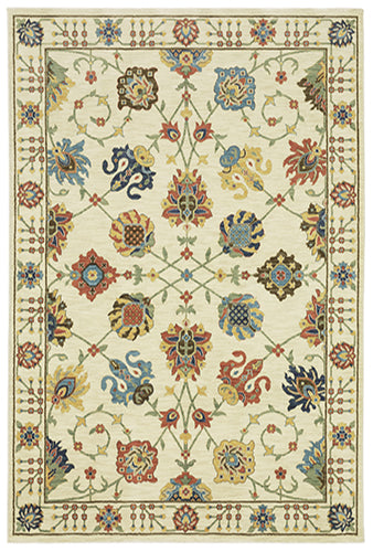 Oriental Weavers Francesca FR01G Ivory, Multi