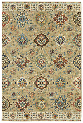 Oriental Weavers Francesca FR05D Beige, Multi