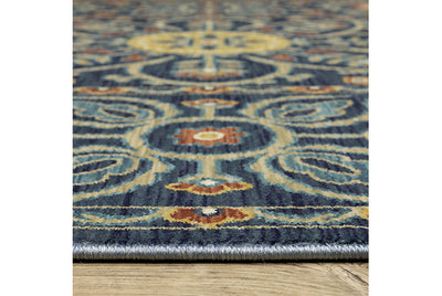 Oriental Weavers Francesca FR11B Blue, Rust