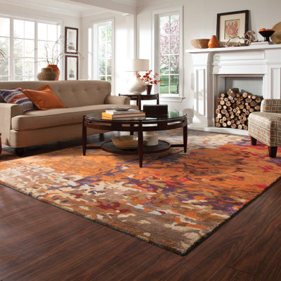 Oriental Weavers Galaxy 21904 Multi, Orange 10' x 13'