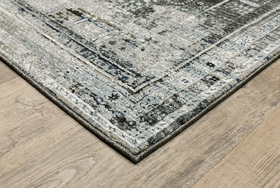 Oriental Weavers Gemini 070N2 Charcoal, Grey