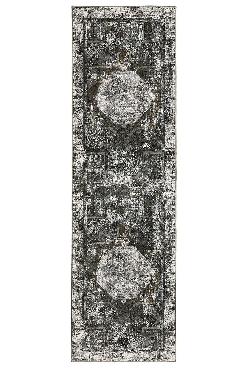 Oriental Weavers Gemini 090O2 Charcoal, Grey