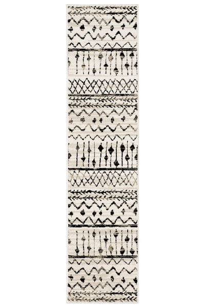 Oriental Weavers Georgia 8826E Ivory, Black