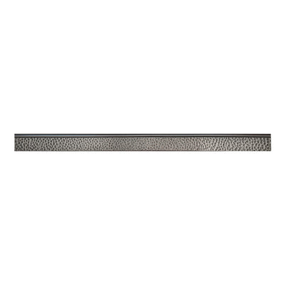 Questech City Scape Hammered 1" x 18" Metal Bullnose