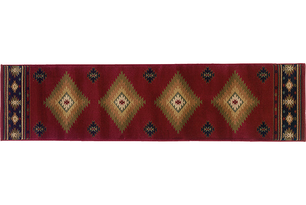 Oriental Weavers Hudson 087K1 Red, Green