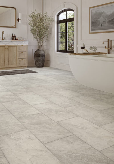 Mannington Adura Rigid Rectangle Basilica 12" x 24" Vinyl Tile Granite
