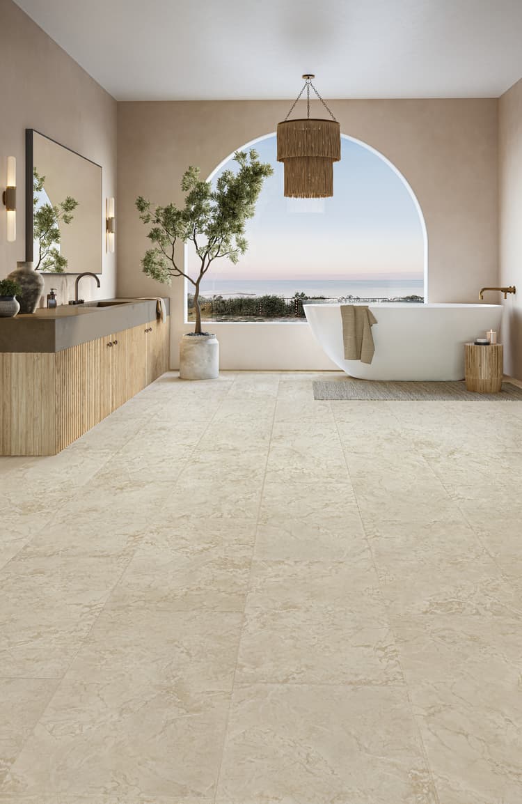 Mannington Adura Apex Rapolano 18" x 36" Vinyl Tile Marble