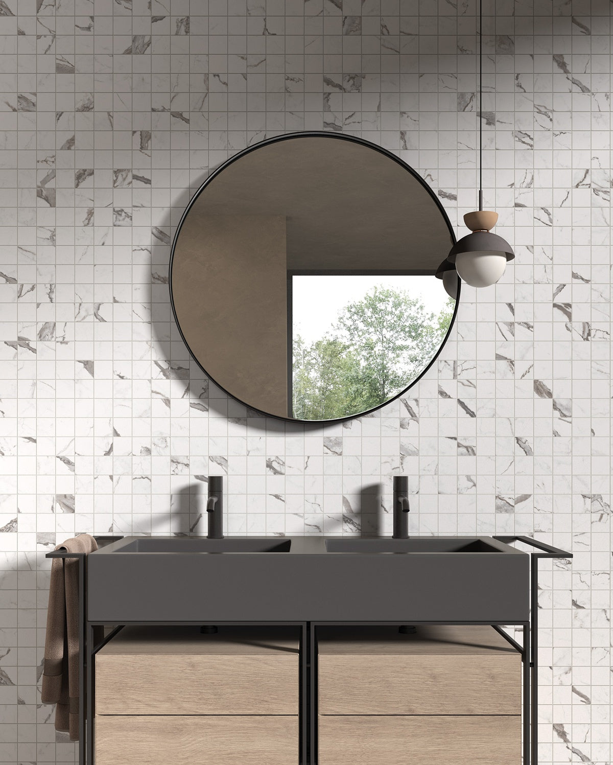 Florida Tile Indulge 2 x 2 12" x 12" Porcelain Mosaic