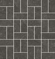 Florida Tile BlueRun Basketweave 12" x 12" Porcelain Mosaic