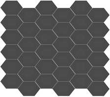 Florida Tile Soho Hexagon 2 x 2 11" x 12.5" Porcelain Mosaic