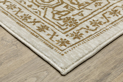 Oriental Weavers Intrigue INT03 Ivory, Gold