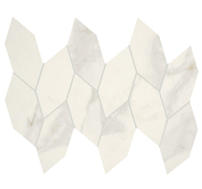 Crossville Stones At Large Leaf 12" x 13" Porcelain Mosaic