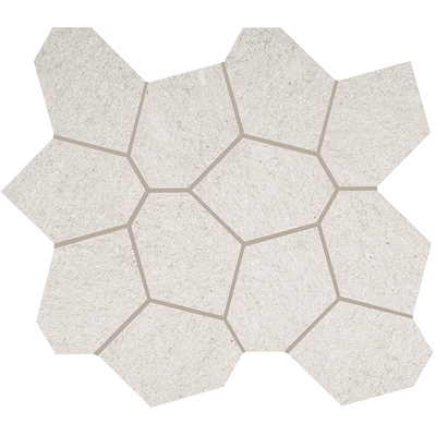Crossville Civilization Polygon 13" x 15" Porcelain Mosaic