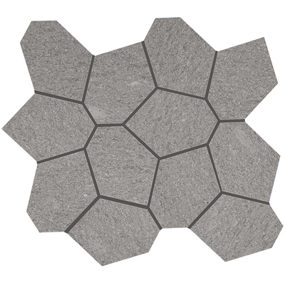 Crossville Civilization Polygon 13" x 15" Porcelain Mosaic