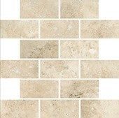 Daltile Esta Villa 2 x 4 Brick Joint 12" x 12" Porcelain Mosaic (Clearance)