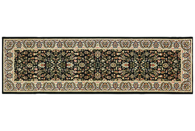 Oriental Weavers Kashan 108B1 Black, Ivory