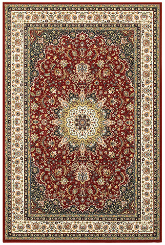 Oriental Weavers Kashan 119N1 Red, Ivory